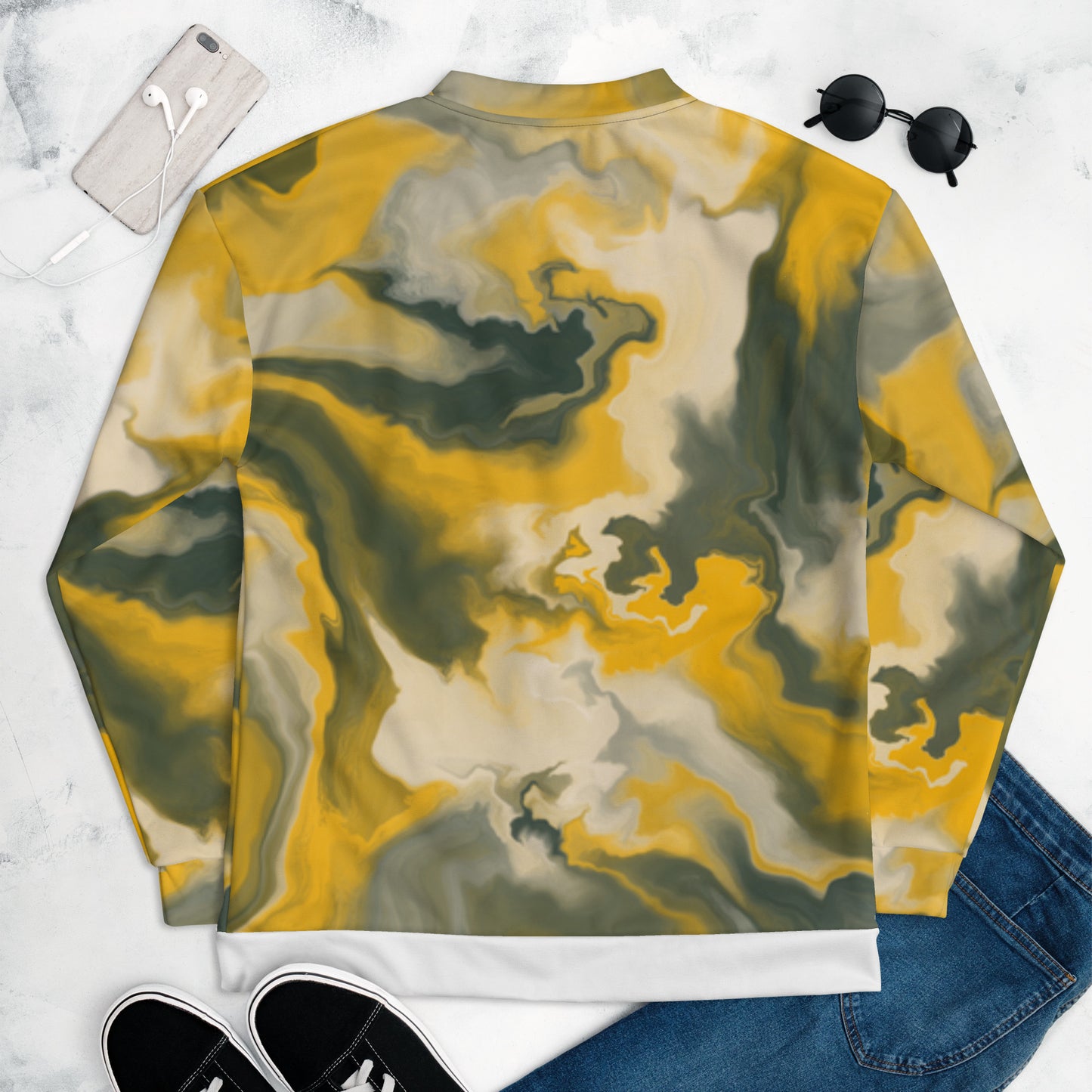 Mellow Yellow Unisex Bomber Jacket