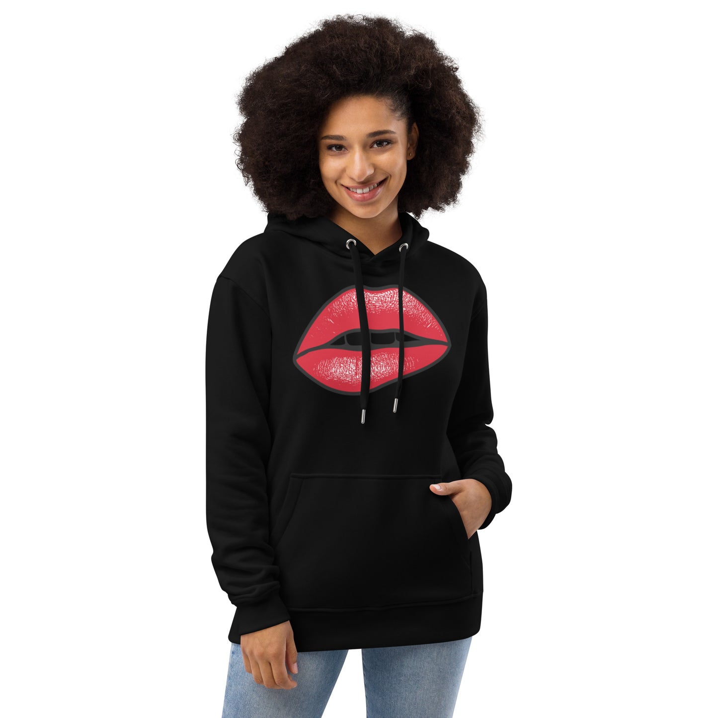 Lips eco hoodie