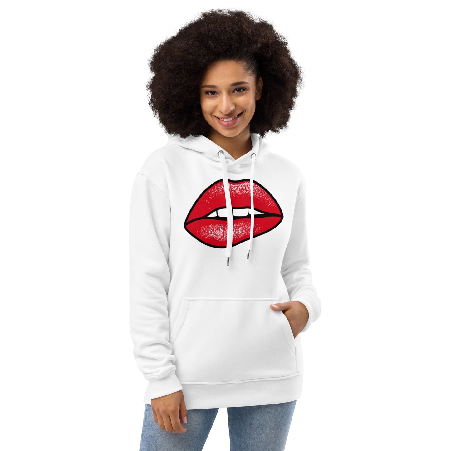 Lips eco hoodie